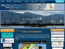 Tablet Screenshot of cebuinvestment.com